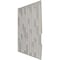 Ekena Millwork 19 5/8in. W x 19 5/8in. H Staggered Brick EnduraWall Decorative 3D Wall Panel Covers 2.67 Sq. Ft. WP20X20SBEPE - alternate 4
